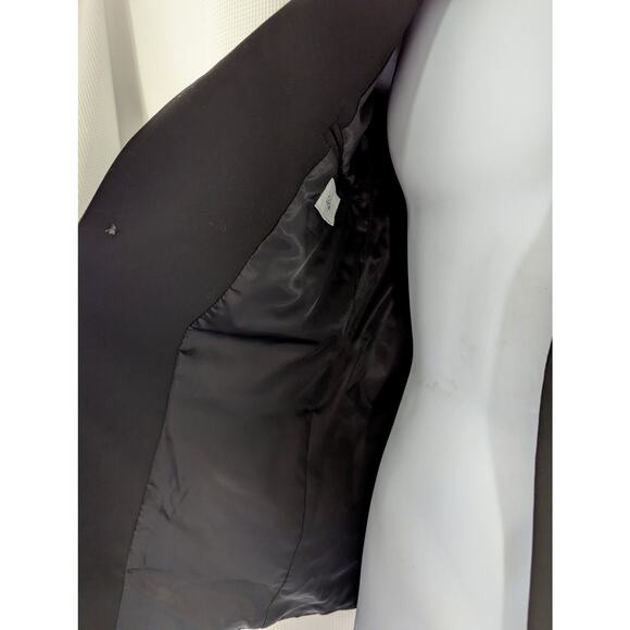 CALVIN KLEIN! GORGEOUS BLACK IMPECCABLY TAILORED DRESS JACKET, BLAZER! SZ 18 - Picture 6 of 11